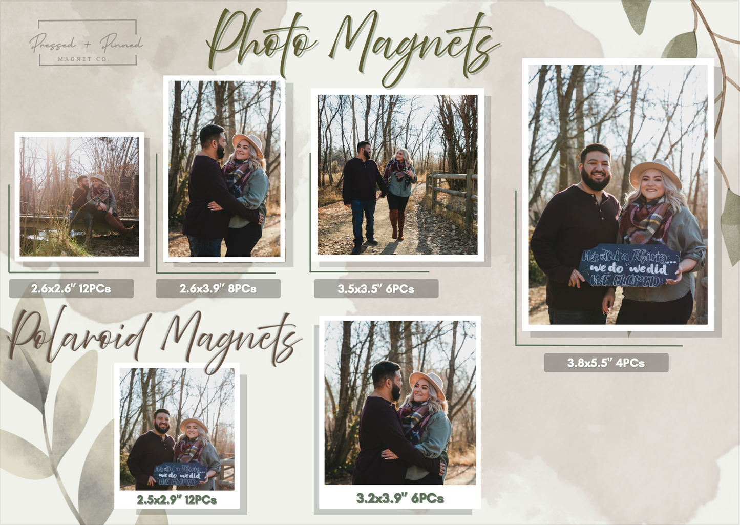 Polaroid Style Magnets